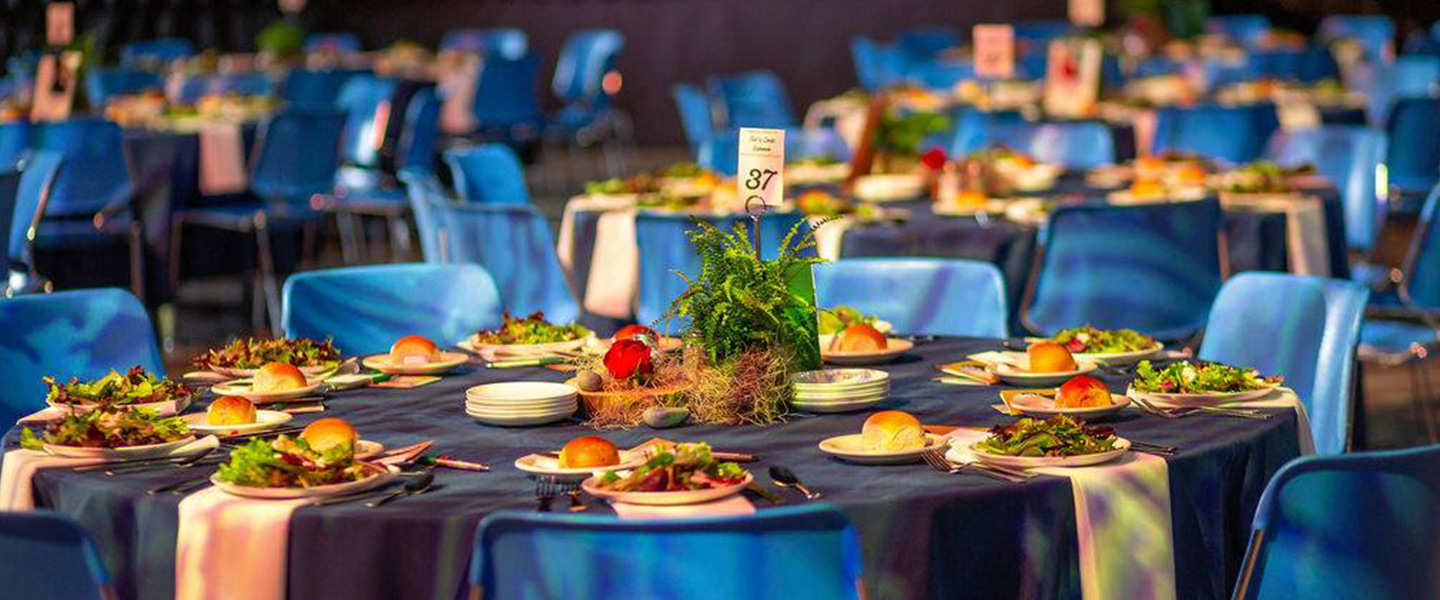 Tables at a BJC Catered event
