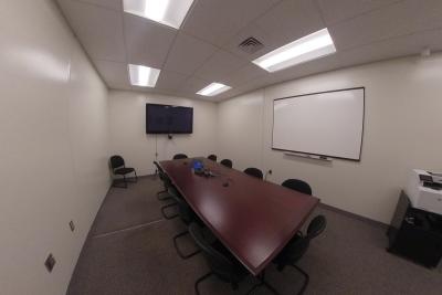 Board Room with Table and Chairs
