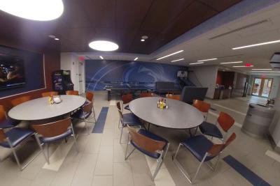 Training Table with round tables and chairs