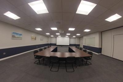Legends I with U shaped table and chairs