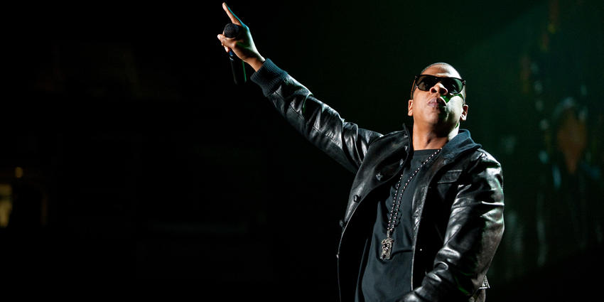 Jay-Z performs, during the kick off of his fall tour, at the Bryce Jordan Center in 2009.