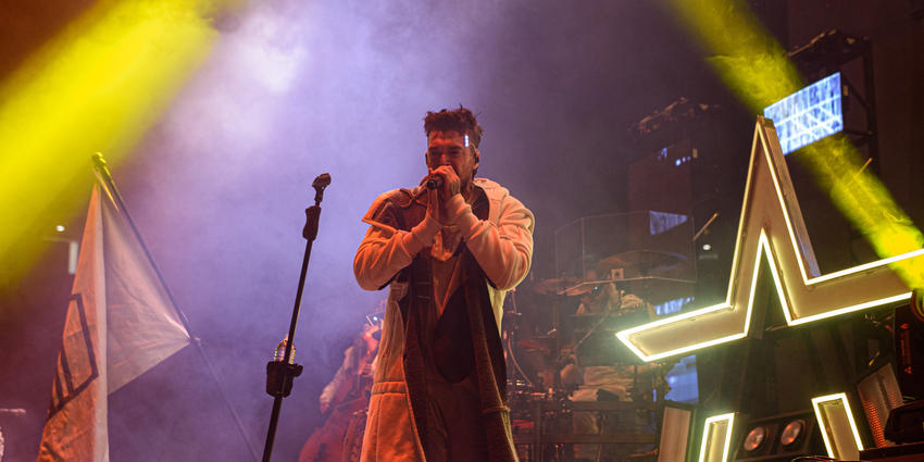 Starset performing at the Bryce Jordan Center