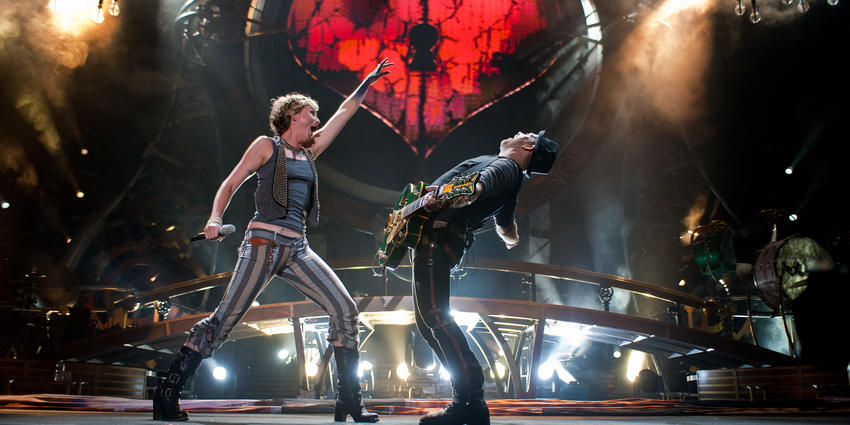 Country duo, Sugarland, performs at the Bryce Jordan Center in 2010.