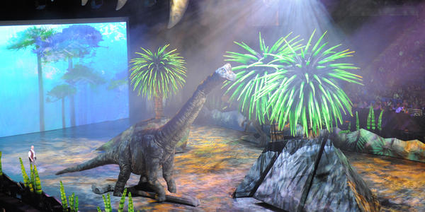 Walking with Dinosaurs at the Bryce Jordan Center