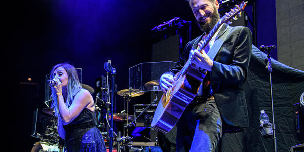 Lacey Sturm performing at the Bryce Jordan Center