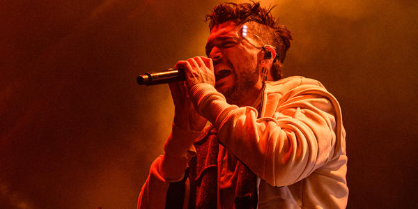 Seether performing at the Bryce Jordan Center