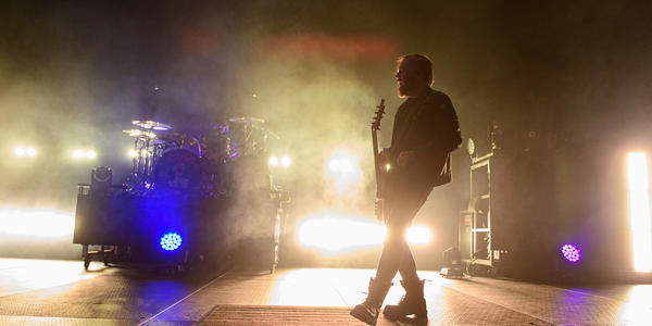 Seether performing at the Bryce Jordan Center