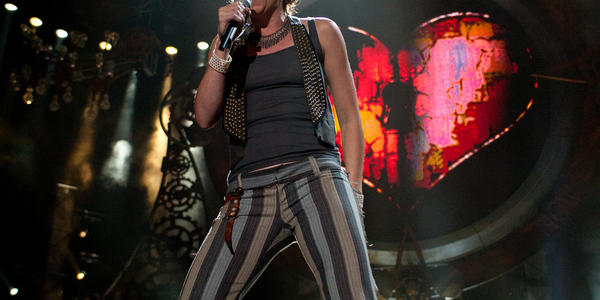 Jennifer Nettles, lead vocalist, sang and danced around the stage during the Sugarland concert at the BJC in 2010.